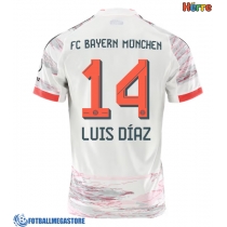 Fotballdrakt Herre Bayern Munich Luis Diaz #14 Bortedrakt 2025-26 Kortermet